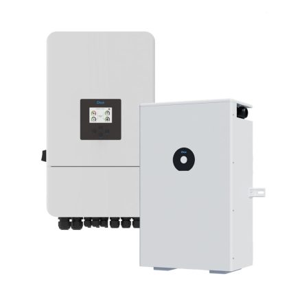 Deye 10 kW háromfázisú hibrid rendszer – 12 kWh LiFePO₄ energiatárolóval